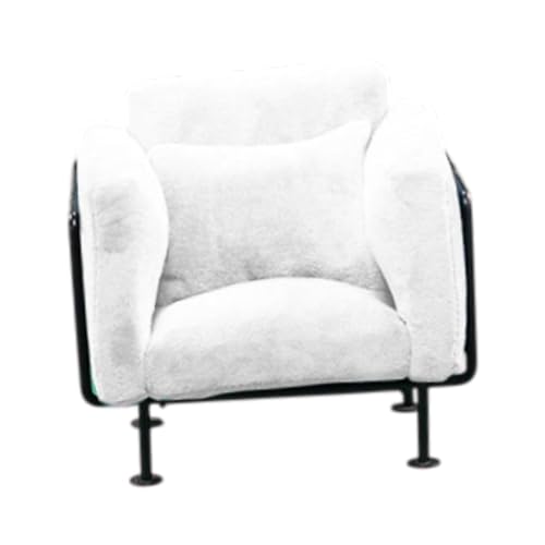 Folpus 1: 6 Dollhouse Sofa Möbel Simulation Zubehör Spielzeug Mini -Modell für Wohnzimmer, Weiß von Folpus