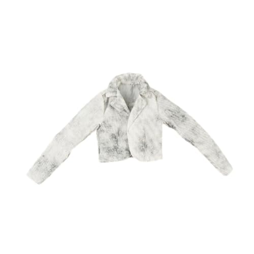 Folpus 1: 6 Mantel Miniatur -Outfit Mode weich tragbar, komfortable, um leichte Puppenkleidung für Actionfiguren zu verkleiden, Weiß Folpus 1: 6 Mantel Miniatur -Outfit Mode weich tragbar, komfortable, um leichte Puppenkleidung für Actionfiguren zu verkleiden, Weiß von Folpus