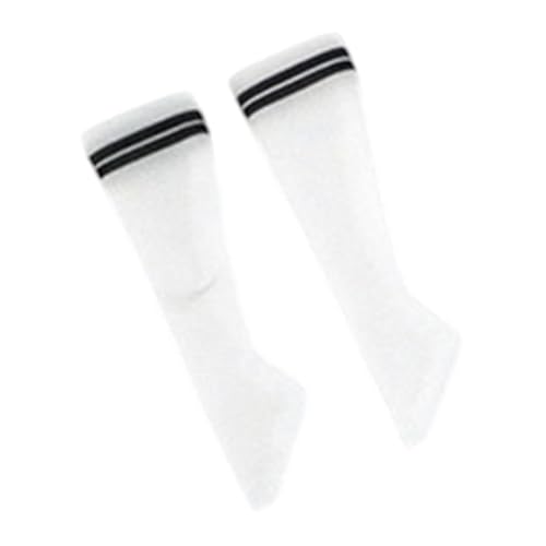 Folpus 1: 6 Skala Miniaturkalbsocken Casual Tube Stocking Mode stilvolle Crew -Socken für 12 '' Actionfiguren, Schwarz von Folpus