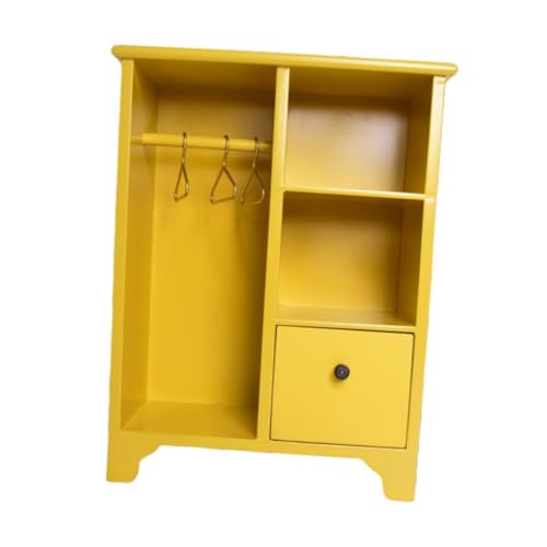 Folpus 1:12 Puppenhaus Kleiderschrank, Rollenspiel Spielzeug handgefertigt für Wohnzimmer Miniatur Holzmöbel Puppenhaus Schrank Zubehör, Folpus 1:12 Puppenhaus Kleiderschrank, Rollenspiel Spielzeug handgefertigt für Wohnzimmer Miniatur Holzmöbel Puppenhaus Schrank Zubehör, von Folpus
