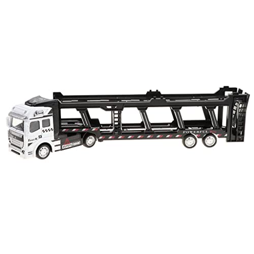 Folpus 1:50 Miniatur Diecast Trailer Truck Modell Kinder Lustiges Spiel, Weiß von Folpus