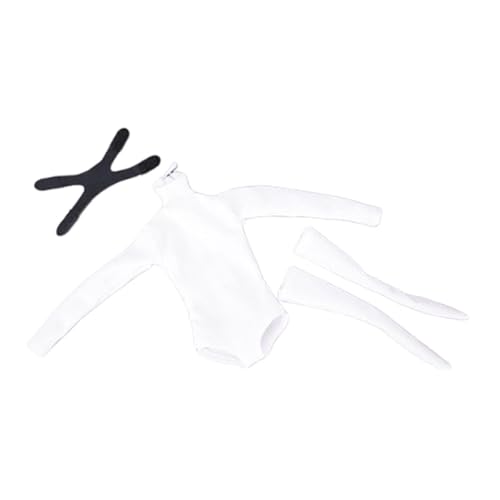 Folpus 1:6 Langarm-, Sportkleidung, Accessoires, Outfit, Mode, Cosplay, Sommer-Outfits, Strampler für 12''-Figuren, Kostüm, Weiß Folpus 1:6 Langarm-, Sportkleidung, Accessoires, Outfit, Mode, Cosplay, Sommer-Outfits, Strampler für 12''-Figuren, Kostüm, Weiß von Folpus