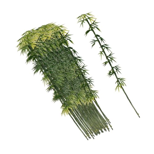 Folpus 100x Model Bambusbäume, künstliche, Zuglandschaft, Mini, Architekturbäume für Landschaftsprojekt -Miniaturlandschaft von Landschaften, 12cm von Folpus