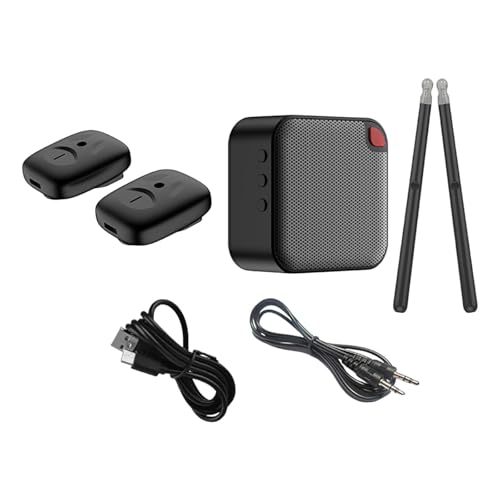Folpus 2-in-1-Lautsprecher, Audio-Konverter, elektrisches Air-Drum-Set, Sticks, elektronisches Drum-Set, tragbarer Lautsprecher für Weihnachten, Kinder, Folpus 2-in-1-Lautsprecher, Audio-Konverter, elektrisches Air-Drum-Set, Sticks, elektronisches Drum-Set, tragbarer Lautsprecher für Weihnachten, Kinder, von Folpus