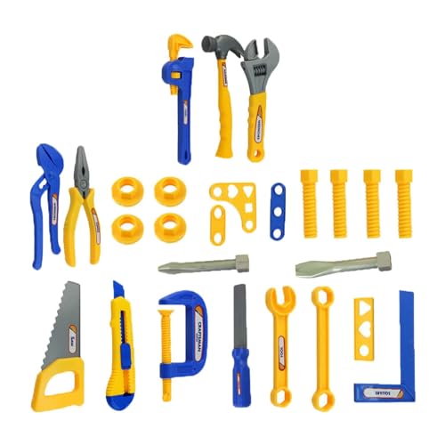 Folpus 28 Teiliges Kinder Werkzeug Set, Reparatur Werkzeuge, Kinder Handwerkzeug, von Folpus