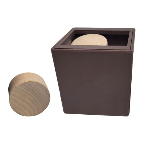 Folpus 3D-Holz-Gehirn-Teaser-Puzzle-Würfel-Herausforderung Entspannende Holz-Puzzle-Box für kreatives Geschenk, Kreis Folpus 3D-Holz-Gehirn-Teaser-Puzzle-Würfel-Herausforderung Entspannende Holz-Puzzle-Box für kreatives Geschenk, Kreis von Folpus