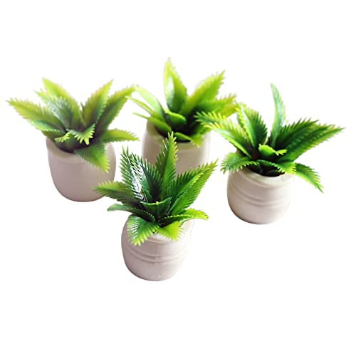 Folpus 4 Stück Puppenhaus Pflanze Topfpflanze Sago Cycas Modell Tiny Greenery Ornament für Kinder Kinder Folpus 4 Stück Puppenhaus Pflanze Topfpflanze Sago Cycas Modell Tiny Greenery Ornament für Kinder Kinder von Folpus