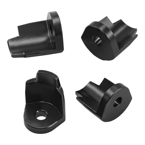 Folpus 4Pcs Schock Schutz Abdeckung Aluminium Legierung für 1/14 1/18 RC Auto Leichte, Schwarz Folpus 4Pcs Schock Schutz Abdeckung Aluminium Legierung für 1/14 1/18 RC Auto Leichte, Schwarz von Folpus
