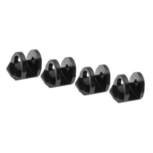 Folpus 4X Shock Cap Protector Stoßdämpfer Schutz Abdeckung Professionelle Metall Upgrade Zubehör für 1/16 380, Schwarz Folpus 4X Shock Cap Protector Stoßdämpfer Schutz Abdeckung Professionelle Metall Upgrade Zubehör für 1/16 380, Schwarz von Folpus
