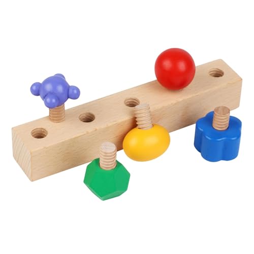 Folpus 5 Stücke Bausteine Nussschrauben Spielzeug -Anspannschraube mit Basisunterricht für 2 bis 5 Jahre alte Kinder Neujahr Geschenke Folpus 5 Stücke Bausteine Nussschrauben Spielzeug -Anspannschraube mit Basisunterricht für 2 bis 5 Jahre alte Kinder Neujahr Geschenke von Folpus