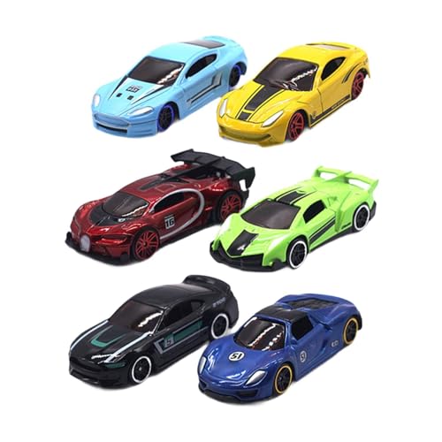 Folpus 6 Stücke Legierung Spielzeug Fahrzeug Diecast Auto Modell Party Gefälligkeiten Handwerk 1:64 Modell Autos Rennwagen für Jungen Erwachsene ab 3 Jahren, C Folpus 6 Stücke Legierung Spielzeug Fahrzeug Diecast Auto Modell Party Gefälligkeiten Handwerk 1:64 Modell Autos Rennwagen für Jungen Erwachsene ab 3 Jahren, C von Folpus