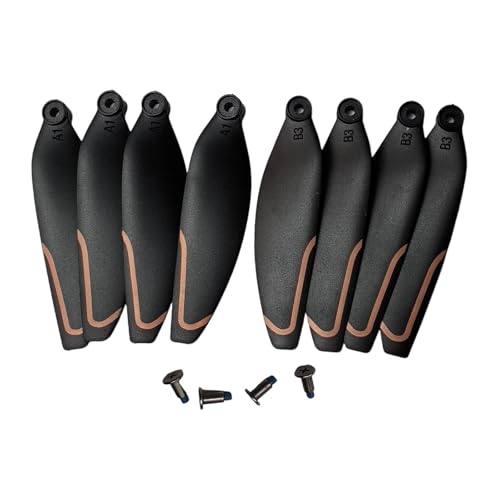 Folpus 8-teilige Drohnenpropeller, Drohnenzubehör, hochfeste, tragbare Schnellverschluss-Ersatzteile, 5,8 cm, für Ying S3 E88Max L108 K918, Orange Folpus 8-teilige Drohnenpropeller, Drohnenzubehör, hochfeste, tragbare Schnellverschluss-Ersatzteile, 5,8 cm, für Ying S3 E88Max L108 K918, Orange von Folpus