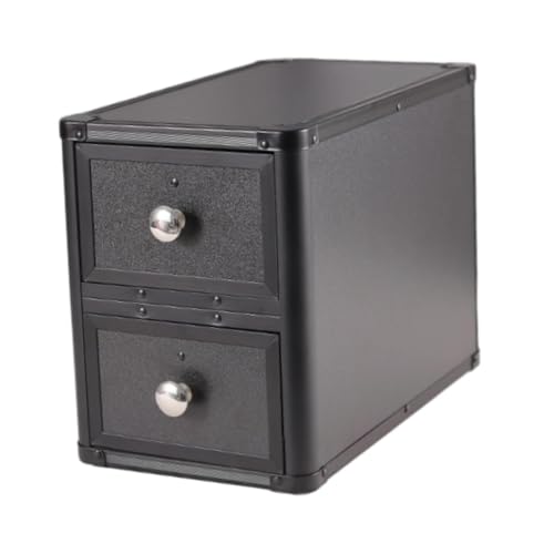 Folpus Abgestufte Kartenkoffer Trading Card Storage Box sammeln für Erwachsene mit 2 Schubladen von Folpus