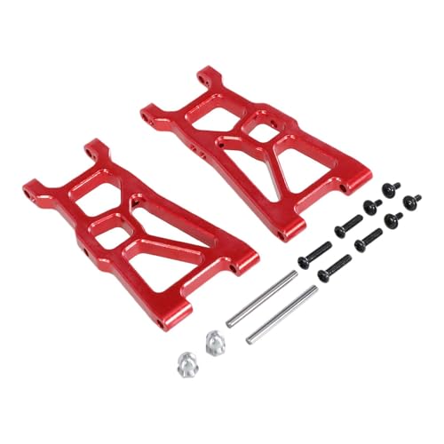 Folpus Aluminiumlegierung RC Lower A-Arms Fernbedienungsteile Unterarme Ersatz für ZD -10 RC-Autos Ersatzteile, Rot von Folpus