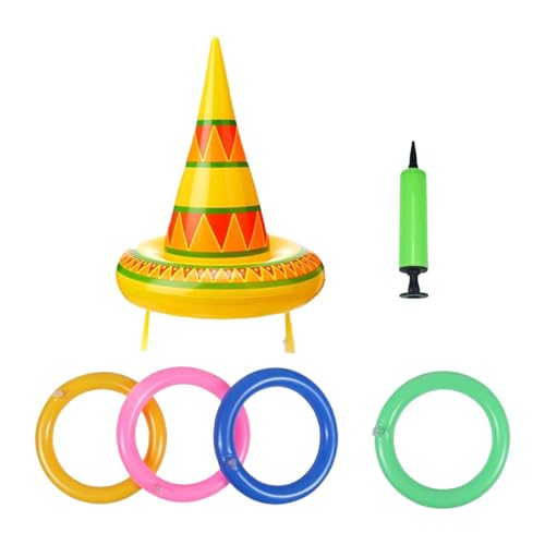 Folpus Aufblasbares Hutwurfspielzeug, aufblasbares Spiel, Halloween-Spielzeug, Partygeschenke mit, Partyspiel für Kinder im Hinterhof, Klassenzimmer, Folpus Aufblasbares Hutwurfspielzeug, aufblasbares Spiel, Halloween-Spielzeug, Partygeschenke mit, Partyspiel für Kinder im Hinterhof, Klassenzimmer, von Folpus
