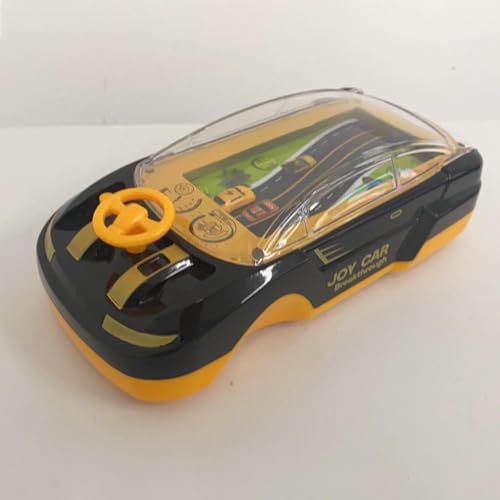 Folpus Autospiel-Spielzeug für, Handheld-Spielautomat, realistische tragbare Simulation, interaktives Fahrspielzeug für Jungen und Mädchen zum, Gelb von Folpus