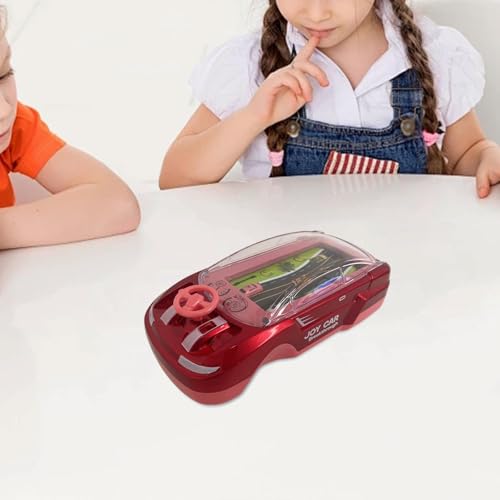 Folpus Autospiel-Spielzeug für, Handheld-Spielautomat, realistische tragbare Simulation, interaktives Fahrspielzeug für Jungen und Mädchen zum, Rot von Folpus