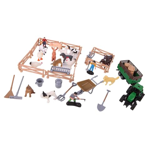 Folpus Bauernhoftiere Figuren Modellfiguren Dekorationen Lernspielzeug Realistisches Mikrolandschaftsspielzeug für Jungen Mädchen Erwachsene, 42 StÜcke Folpus Bauernhoftiere Figuren Modellfiguren Dekorationen Lernspielzeug Realistisches Mikrolandschaftsspielzeug für Jungen Mädchen Erwachsene, 42 StÜcke von Folpus