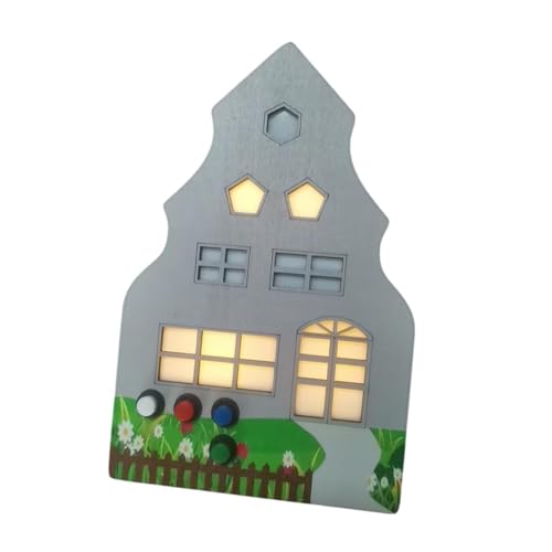 Folpus Beschäftigte Board Holiday Cottage Educational Toy Tabletop Ornament für Kind von Folpus