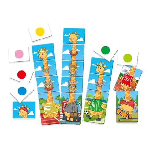 Folpus Bildungsspiele Giraffe trägt Krampfkindermathematik-Trainingentwicklungsspielzeug für 3-8 Jahre alt von Folpus