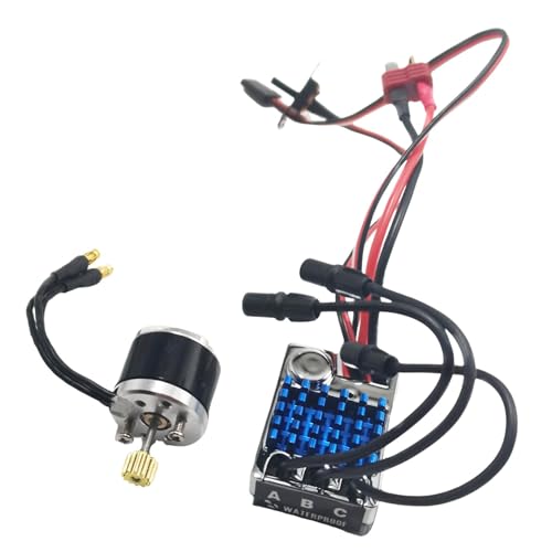 Folpus Bürstenloser ESC mit Motorsatz-Ersatzzubehör, praktischer elektrischer Drehzahlregler für MN82 1/12 Hobby-Modell RC-Auto-Crawler, Style A Folpus Bürstenloser ESC mit Motorsatz-Ersatzzubehör, praktischer elektrischer Drehzahlregler für MN82 1/12 Hobby-Modell RC-Auto-Crawler, Style A von Folpus