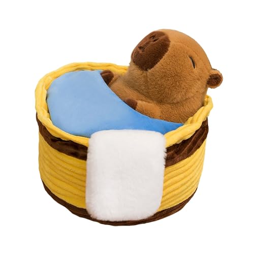 Folpus Capybara Plüsch Spielzeug Plüsch Capybara Puppenverzierung Stoffteed Capybara Spielzeug für Kinder Erwachsene Geburtstagsgeschenke von Folpus