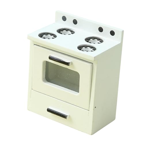 Folpus Dollhouse Mini Herd Dollhouse Möbel 1:12 Vorschullernspielzeug so tun Spielen Kitchenspiel für Kinder DIY -Szene -Requisiten, Weiß Folpus Dollhouse Mini Herd Dollhouse Möbel 1:12 Vorschullernspielzeug so tun Spielen Kitchenspiel für Kinder DIY -Szene -Requisiten, Weiß von Folpus