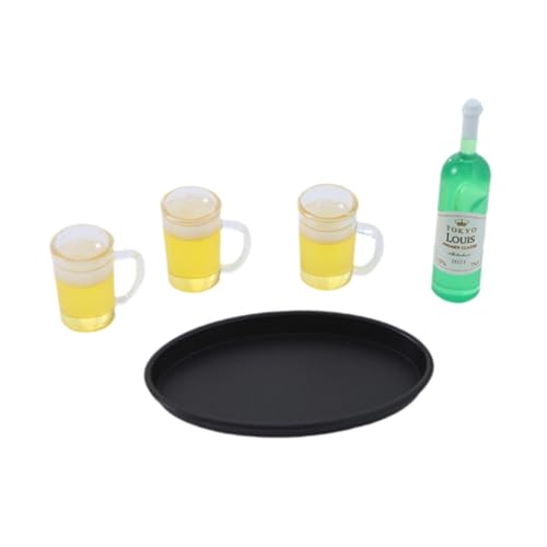 Folpus Dollhouse Miniaturzubehör Mini Weinflasche Mini Hausgetränk Accessoires für Bar von Folpus