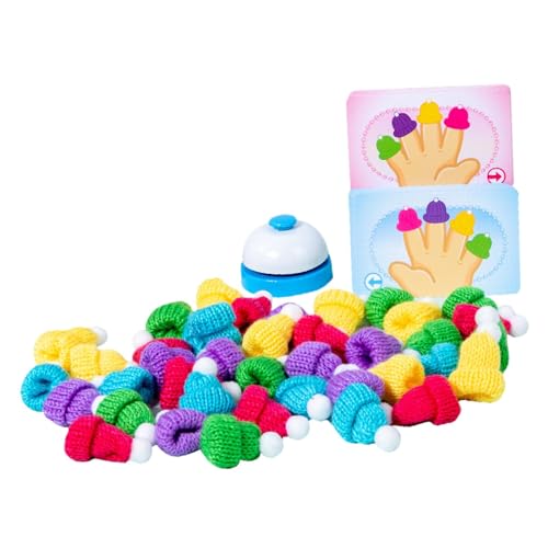 Folpus Fingerpuppen-Set, Montessori-Spielzeug, Kampfspiel, Spaß, kreatives Spielzeug, Farberkennungsspiel, ab 3 Jahren und Vorschulklassenzimmer von Folpus
