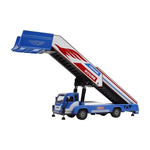 Folpus Flughafen-Einsteigeauto-Modell, Abschleppwagen-Spielzeug im Maßstab 1:43, Faltbarer, verwandelbarer Abschleppwagen für Jungen und Mädchen im Alter von, Blau von Folpus