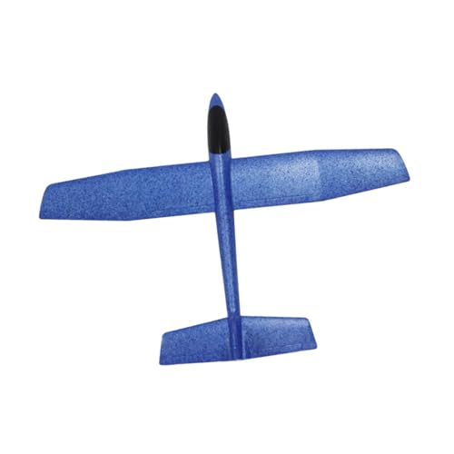 Folpus Flugzeugspielzeug DIY Modifikable Segelflugzeug, Outdoor Flying Hand Start Flugzeug Outdoor Wurfflugzeug für Jungen Kinder Mädchen, Blau von Folpus