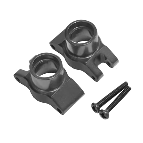 Folpus Hinterachkeltieranträge Hinterachse Sitzverschleiß resistente RC -Reparaturteile für RC -Auto -Upgrade Fernbedienungsauto -Metallarmaturen, Grau von Folpus