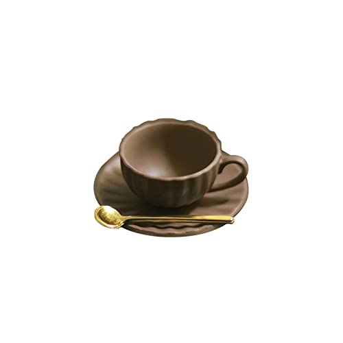 Folpus Hochwertiges Kaffeeservice-Set für Puppenhäuser; Miniatur-Kaffeetassen, Dekoration, Maßstab 1/6 von Folpus