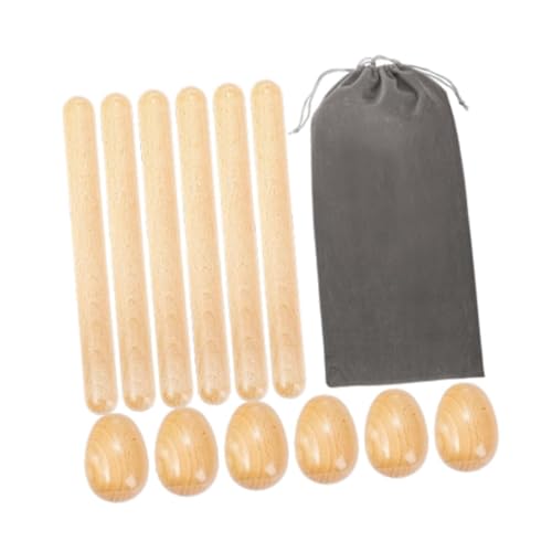 Folpus Holz-Rhythmus-Sticks, Musikpädagogik-Werkzeug, musikalisches Lernspielzeug, -Instrumente, Rhythmus-Spielzeug für Profis, Anfänger , Style C von Folpus