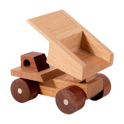 Folpus Holzauto-Spielzeug, frühes Lernspiel, Engineering-Fahrzeugmodell, Hand-Push-Spielzeug für Geschenk, Style F Folpus Holzauto-Spielzeug, frühes Lernspiel, Engineering-Fahrzeugmodell, Hand-Push-Spielzeug für Geschenk, Style F von Folpus