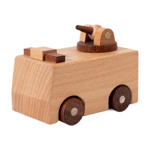 Folpus Holzauto-Spielzeug, frühes Lernspiel, Engineering-Fahrzeugmodell, Hand-Push-Spielzeug für Geschenk, Style K Folpus Holzauto-Spielzeug, frühes Lernspiel, Engineering-Fahrzeugmodell, Hand-Push-Spielzeug für Geschenk, Style K von Folpus