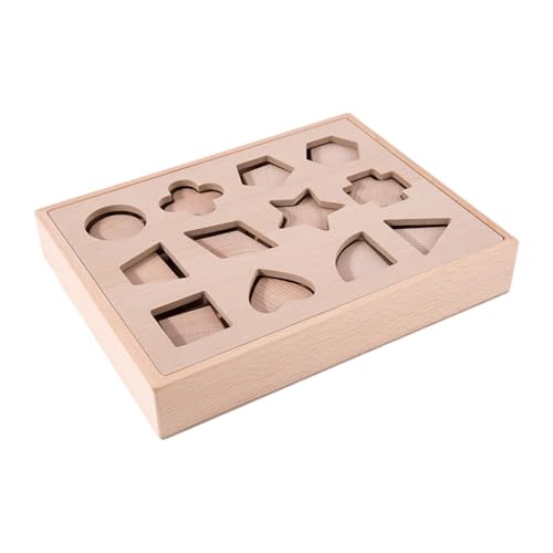 Folpus Holzform Sortierbox Spiel Farberkennung Holzform Sortierer, Matching Box für Klassenzimmer, Holzfarbe Folpus Holzform Sortierbox Spiel Farberkennung Holzform Sortierer, Matching Box für Klassenzimmer, Holzfarbe von Folpus