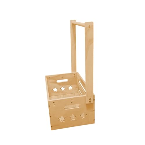 Folpus Holzkiste für die Babyparty, einfacher Aufbau, Geschenkkorb für die Dusche, Party, für Neugeborene, Stern Folpus Holzkiste für die Babyparty, einfacher Aufbau, Geschenkkorb für die Dusche, Party, für Neugeborene, Stern von Folpus