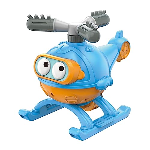 Folpus Hubschrauber-Sprinkler-Spielzeug, Hinterhof-Rotationssprinkler, Wasserdruckkontrolle für Pool von Folpus
