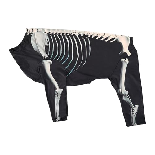 Folpus Hundeskelett, Halloween Kostüm, Kleidung, Bequeme Dekoration, Cosplay Outfit, Haustierkostüm für Party, Welpen, Kätzchen, M Folpus Hundeskelett, Halloween Kostüm, Kleidung, Bequeme Dekoration, Cosplay Outfit, Haustierkostüm für Party, Welpen, Kätzchen, M von Folpus