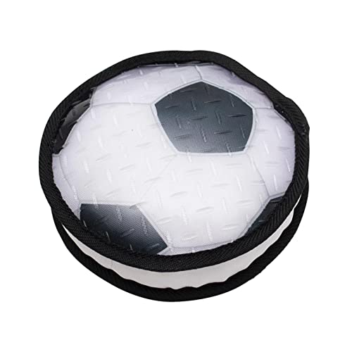 Folpus Interaktives Ball Tough for Aggressive Chewers Verstellbares Hundekauen Garten Spielen Laufrasen Welpenpark, Fußball von Folpus