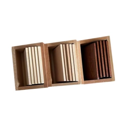 Folpus Lehrmittelkasten aus Holz, pädagogisches Holzspielzeug zur sensorischen Entwicklung, sensorische Materialien für den Heimunterricht für Kinder, A Folpus Lehrmittelkasten aus Holz, pädagogisches Holzspielzeug zur sensorischen Entwicklung, sensorische Materialien für den Heimunterricht für Kinder, A von Folpus