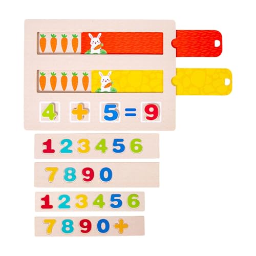 Folpus Mathematisches Zahlenzählspielzeug, Gehirnentwicklung, Homeschool-Früherziehung, Addition und Subtraktion für Jungen und Mädchen im Urlaub von Folpus