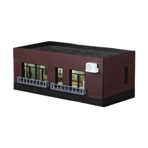 Folpus Modellhaus-Layout im Maßstab 1:64, Mikro-Landschaftszubehör, Tischdekoration, Hobby-Spielzeug, Gebäude-Diorama-Ornament, B von Folpus