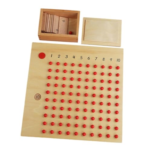 Folpus Multiplikation Division Board Addition Subtraktion Homeschool Klassenzimmer Arithmatik Mathe-Spiel für Kinder Kinder Kleinkinder, Multiplikationstafel von Folpus