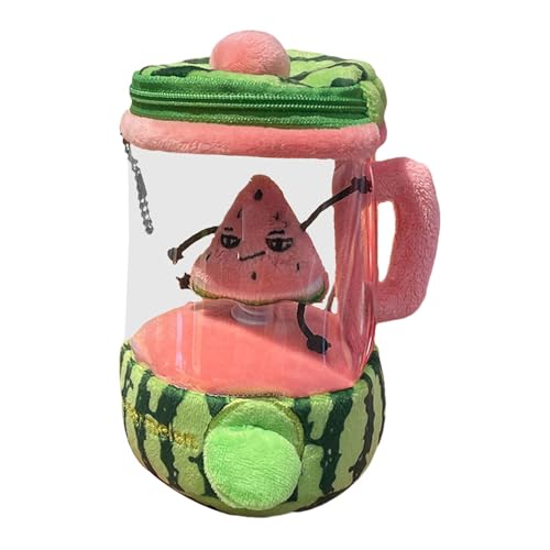 Folpus Plüschfrucht -Juicer -Spielzeug weich gefülltes Spielzeug süß für Kinder Kinder Jungen Mädchen Hauswarming Geschenke, Wassermelone von Folpus