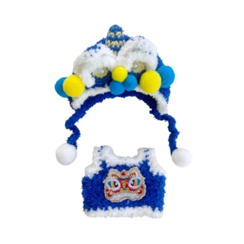 Folpus Puppen-Löwentanz-Kleidung mit Löwentanz-Hut, Puppen-Outfit. Machen Sie Ihre eigenen Puppen für 5,91-Zoll-Puppen, Blau Folpus Puppen-Löwentanz-Kleidung mit Löwentanz-Hut, Puppen-Outfit. Machen Sie Ihre eigenen Puppen für 5,91-Zoll-Puppen, Blau von Folpus