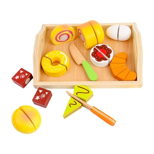 Folpus Puppenhaus Küchenlebensmittel Brot Spiellebensmittel Set für Den Küchen Bäckerei Desktop von Folpus
