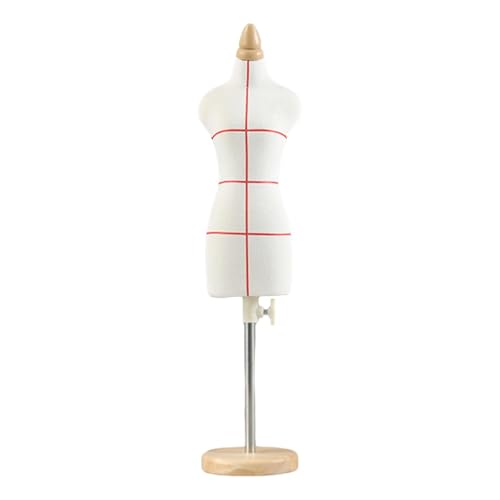 Folpus Puppenkleiderform Mini Schneidermodell Modell Schneider Form, 33 cm mit runder Basis von Folpus