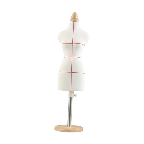 Folpus Puppenkleiderform Mini Schneidermodell Modell Schneider Form, 46 cm mit runder Basis von Folpus